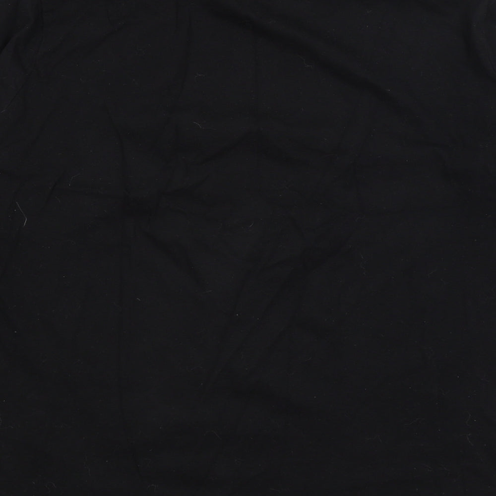 Topman Mens Black    T-Shirt Size M