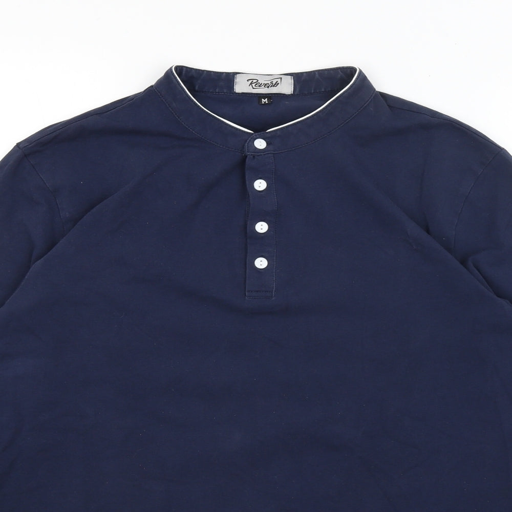 Reverb Mens Blue    T-Shirt Size M