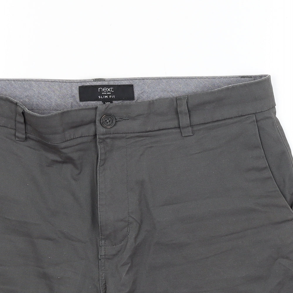 NEXT Mens Green   Chino Shorts Size 34 in