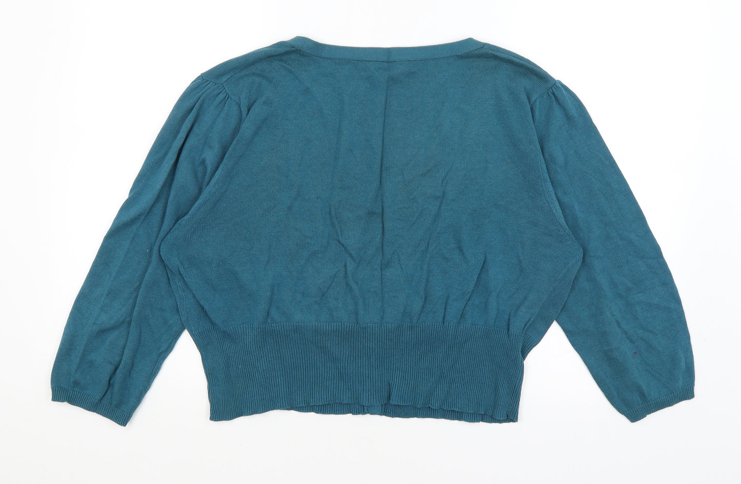 Editions Womens Blue   Cardigan Jumper Size 20