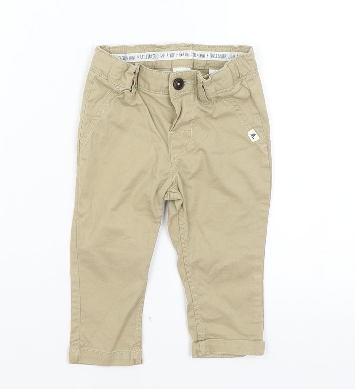 H&M Baby Beige Capri Trousers Size 6-9 Months