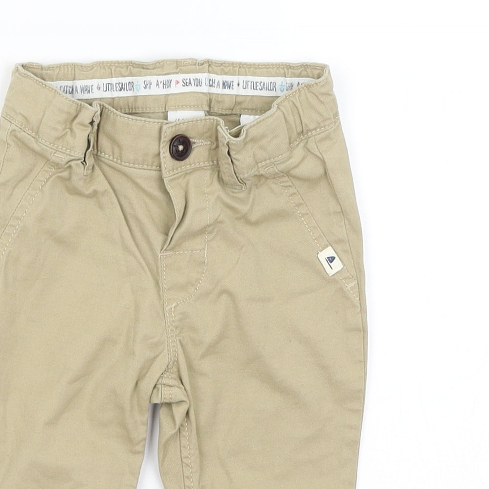 H&M Baby Beige   Capri Trousers Size 6-9 Months