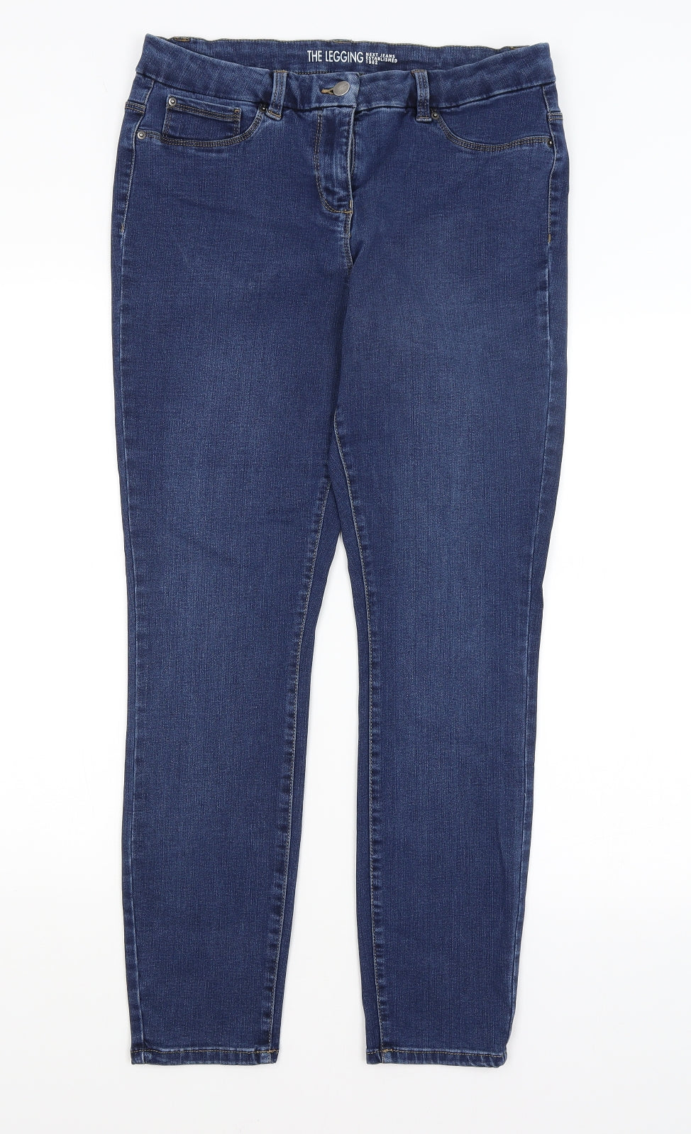 NEXT Womens Blue   Jegging Jeans Size 16 L28 in