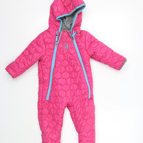Rugged Bear Girls Pink   Babygrow One-Piece Size 18 Months