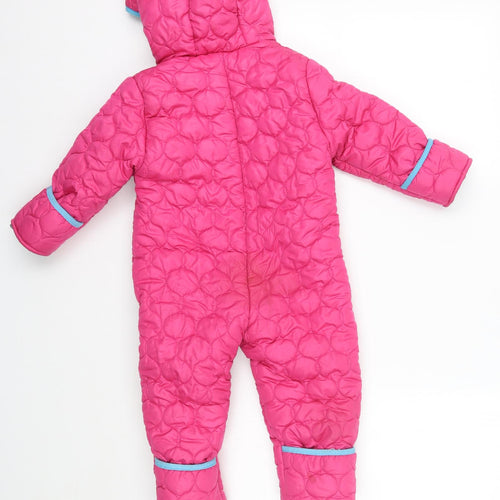 Rugged Bear Girls Pink   Babygrow One-Piece Size 18 Months