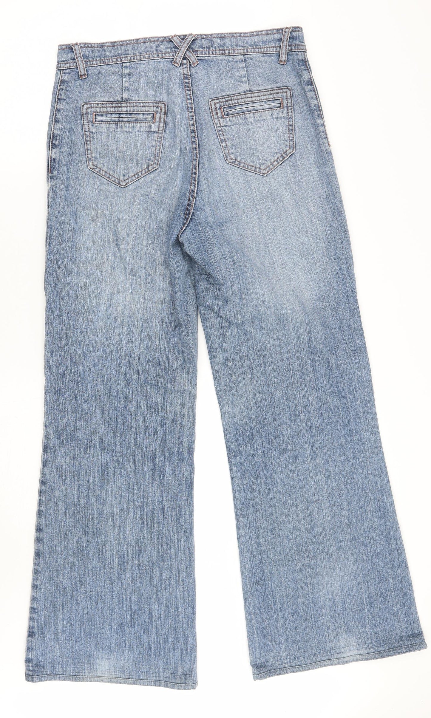 Evie Womens Blue   Straight Jeans Size 10 L27 in