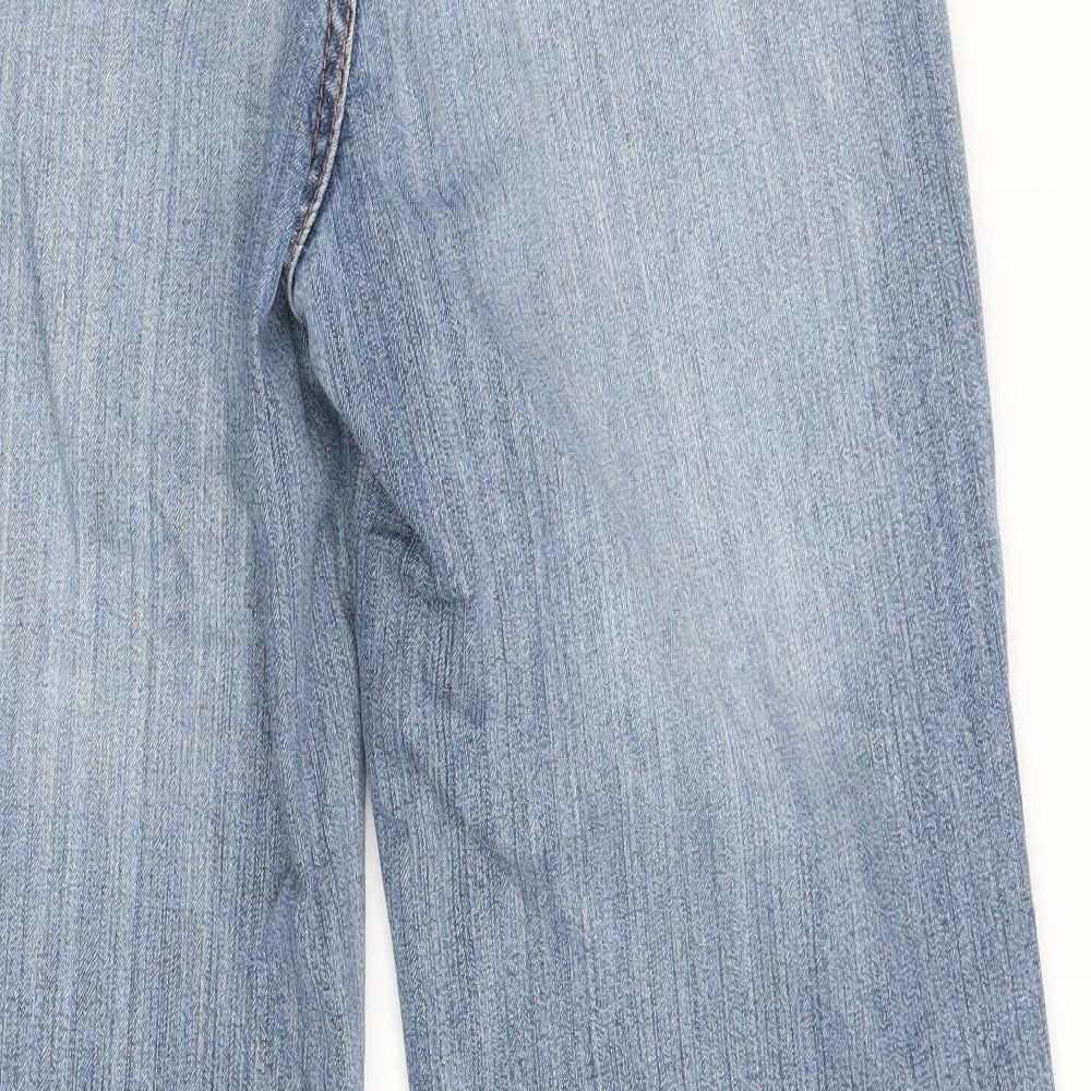 Evie Womens Blue   Straight Jeans Size 10 L27 in