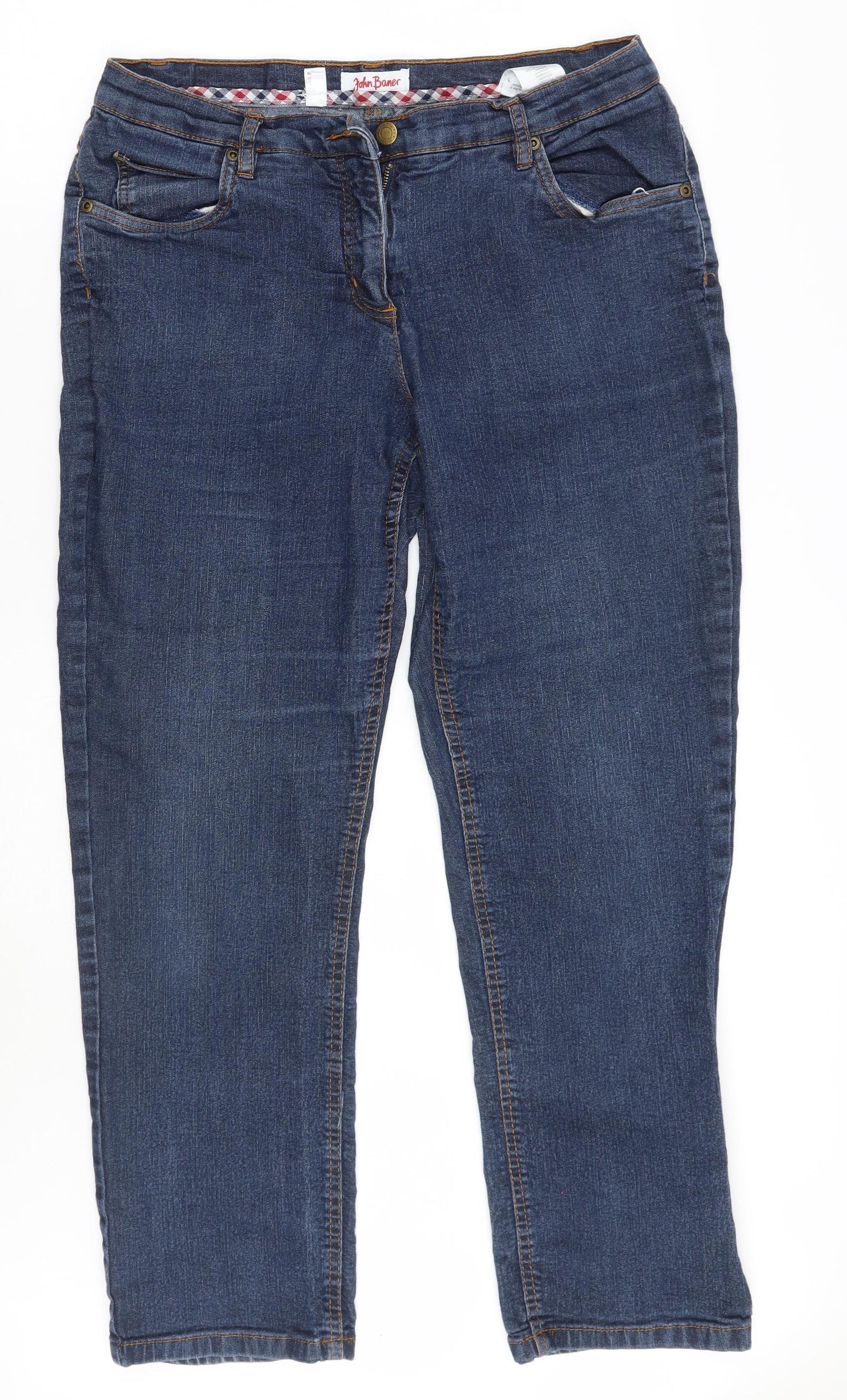 John Banner Womens Blue   Straight Jeans Size 18 L26 in
