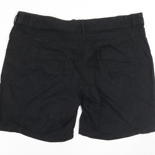 NEXT Womens Black   Bermuda Shorts Size 18