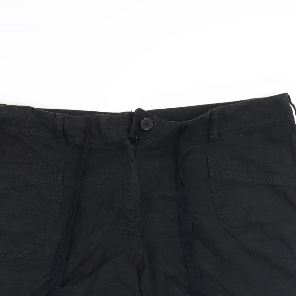 NEXT Womens Black   Bermuda Shorts Size 18