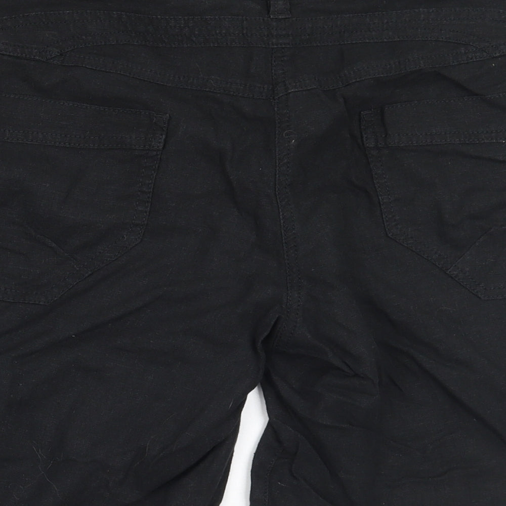 NEXT Womens Black   Bermuda Shorts Size 18