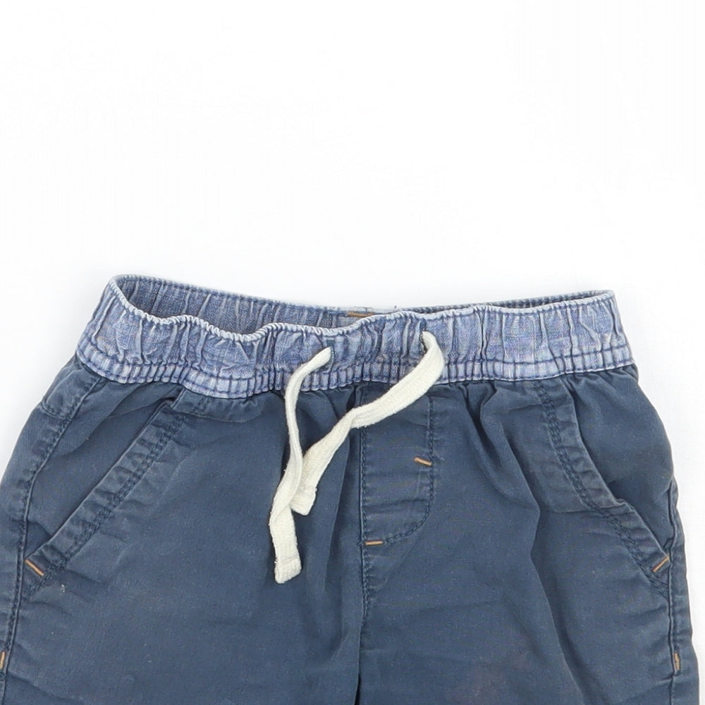 NEXT Boys Blue   Cargo Shorts Size 2-3 Years