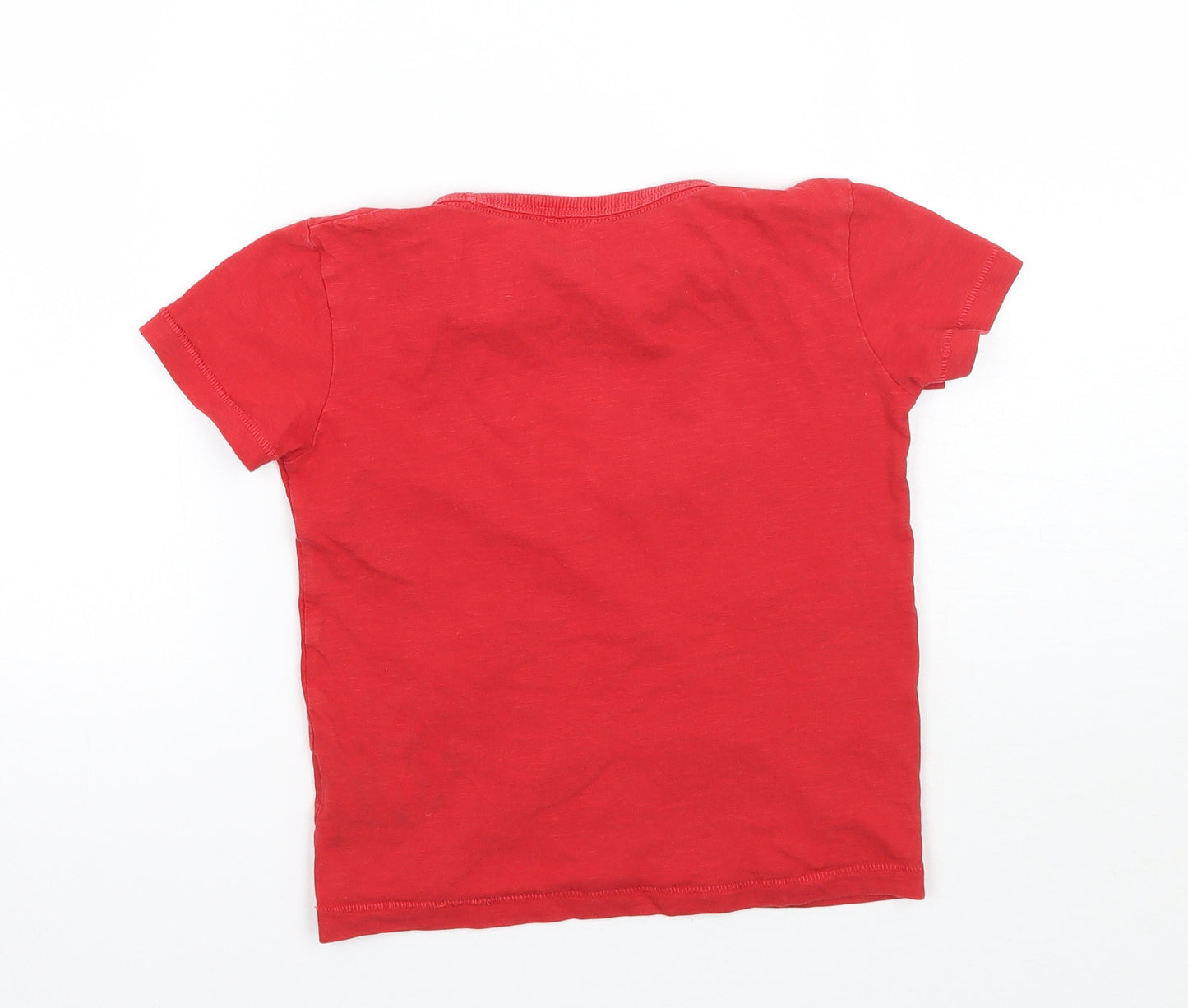 Bluezoo Boys Red   Basic T-Shirt Size 4-5 Years