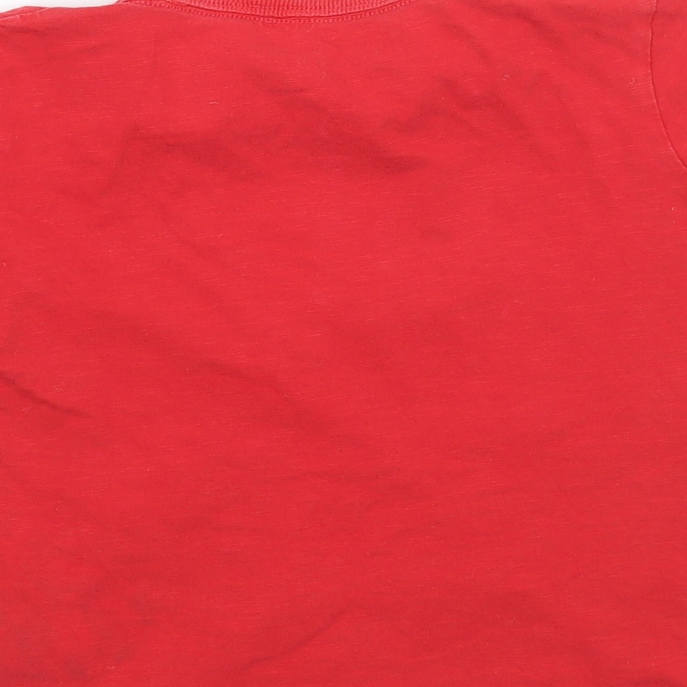 Bluezoo Boys Red   Basic T-Shirt Size 4-5 Years