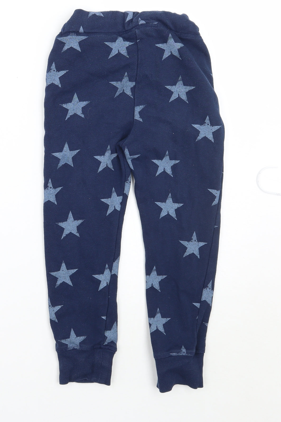 H&M Boys Blue Geometric  Sweatpants Trousers Size 5-6 Years