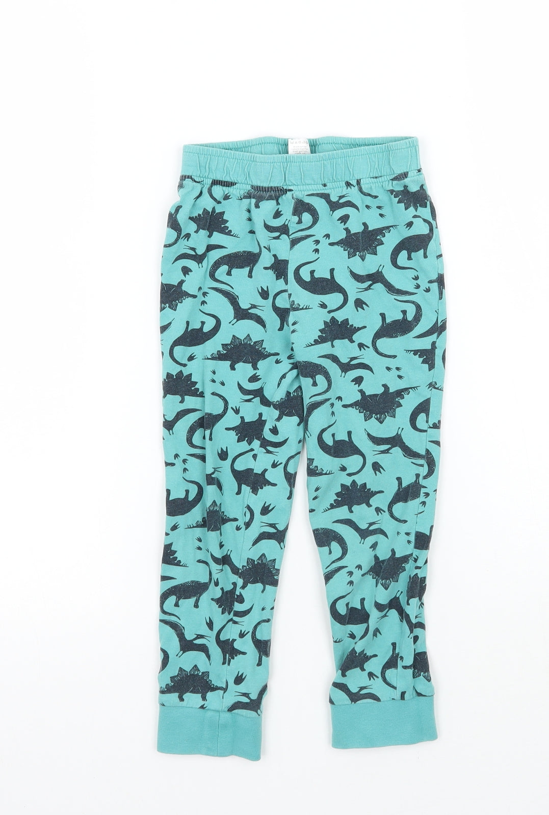 TU Boys Green Geometric   Pyjama Pants Size 4-5 Years