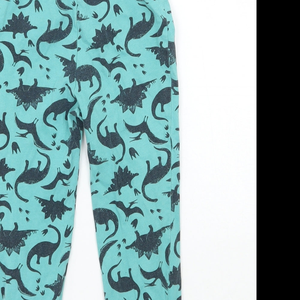 TU Boys Green Geometric   Pyjama Pants Size 4-5 Years