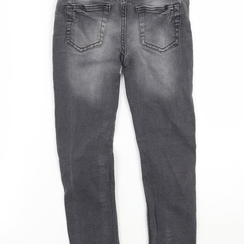 Denim & Co. Boys Grey   Skinny Jeans Size 7-8 Years
