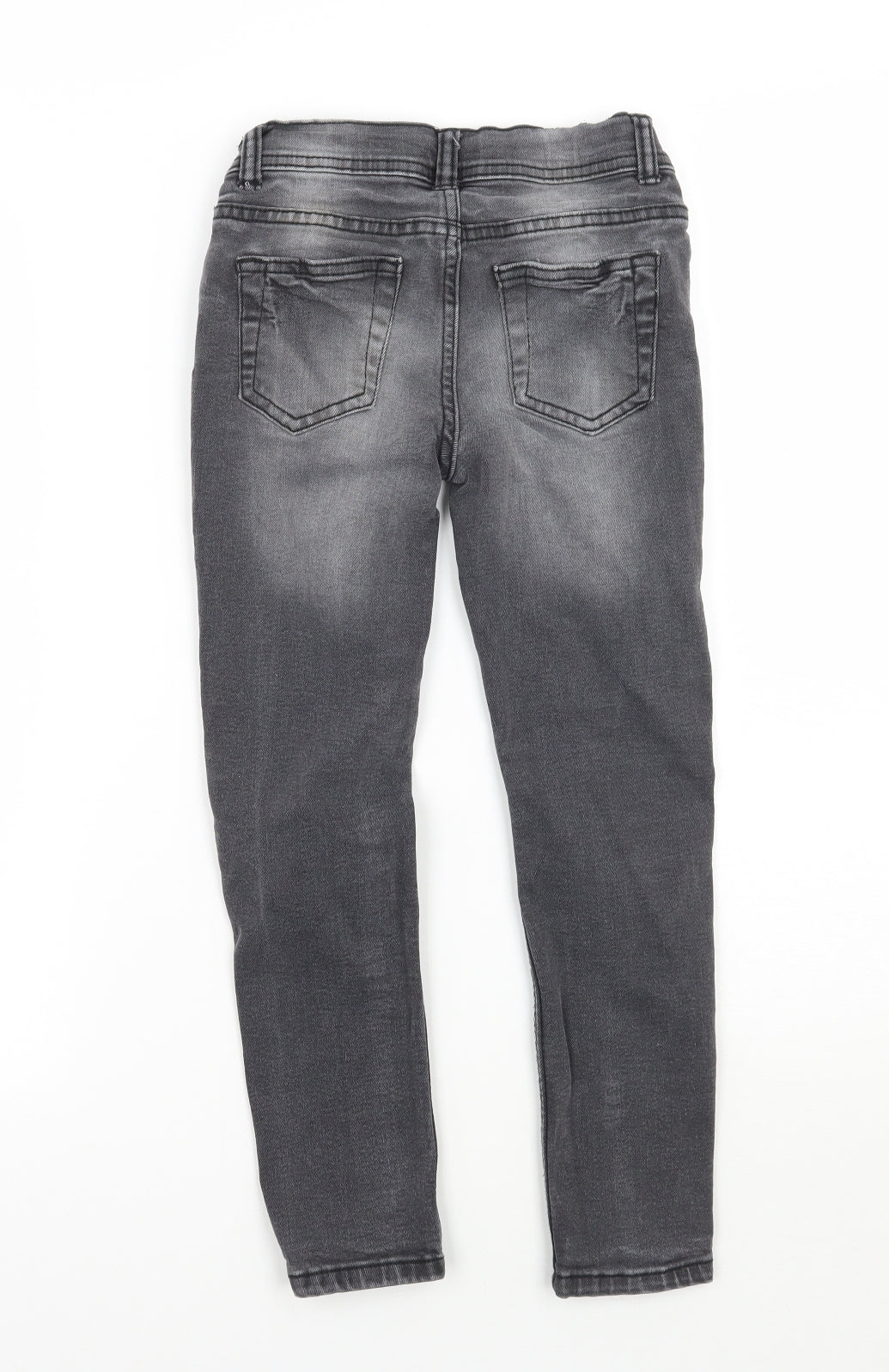 Denim & Co. Boys Grey   Skinny Jeans Size 7-8 Years