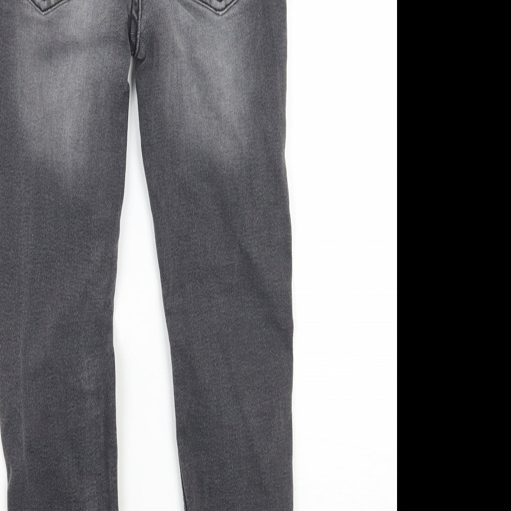 Denim & Co. Boys Grey   Skinny Jeans Size 7-8 Years