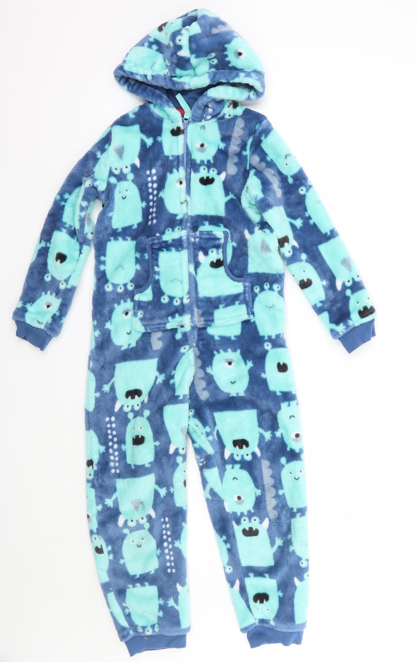 Marks and Spencer Boys Blue Geometric   One Piece Size 5-6 Years