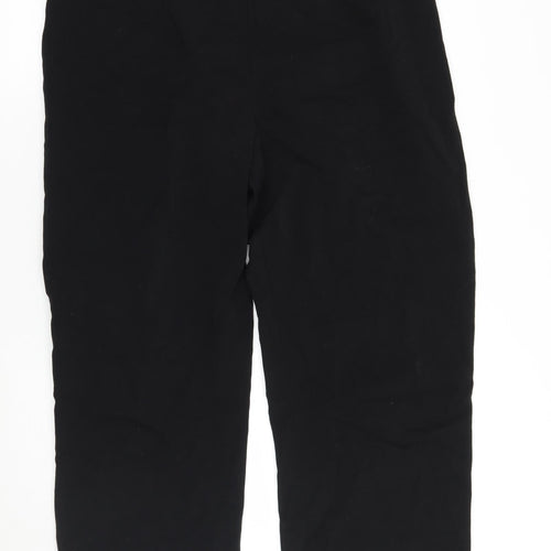 Preworn Womens Black   Trousers  Size 34 L28 in