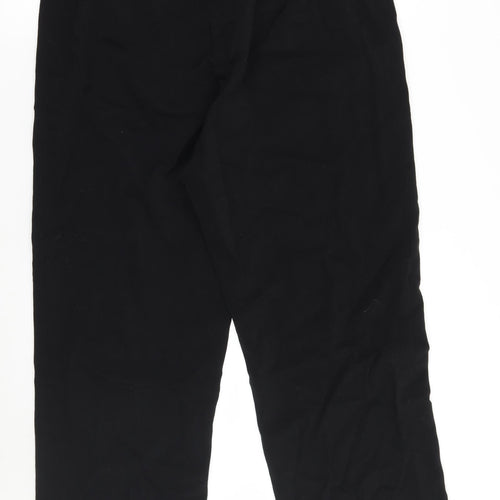 Preworn Womens Black   Trousers  Size 34 L28 in
