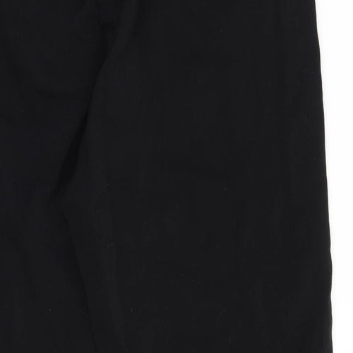Preworn Womens Black   Trousers  Size 34 L28 in
