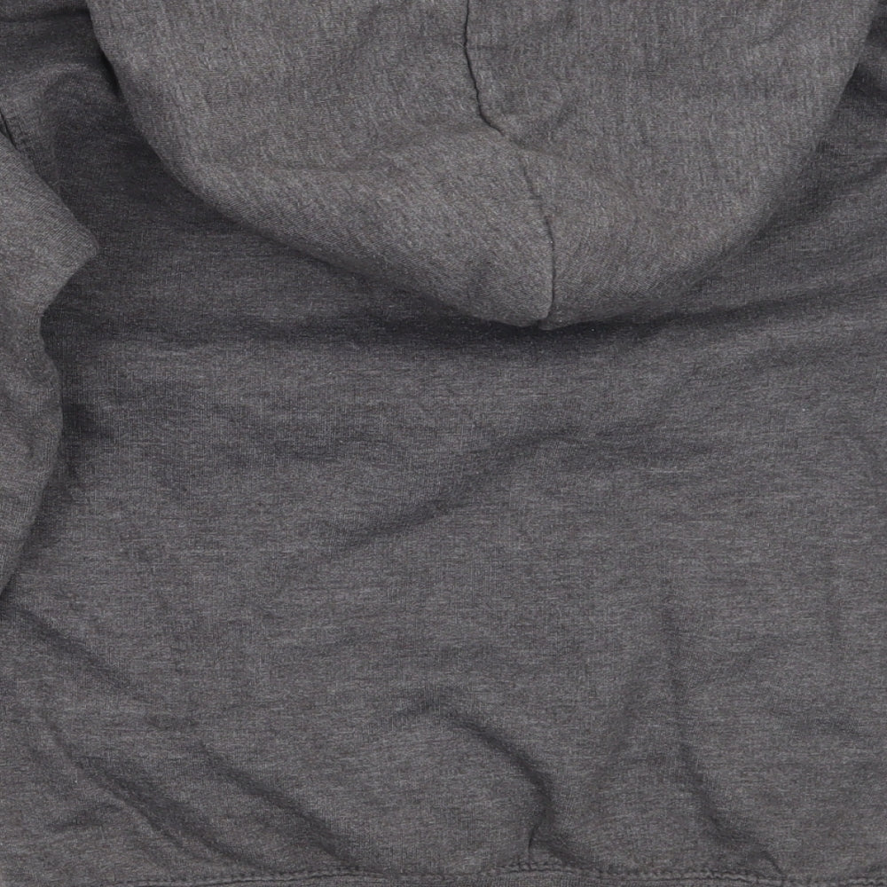 Awdis Boys Grey   Pullover Hoodie Size 9-10 Years  - Size 9-11