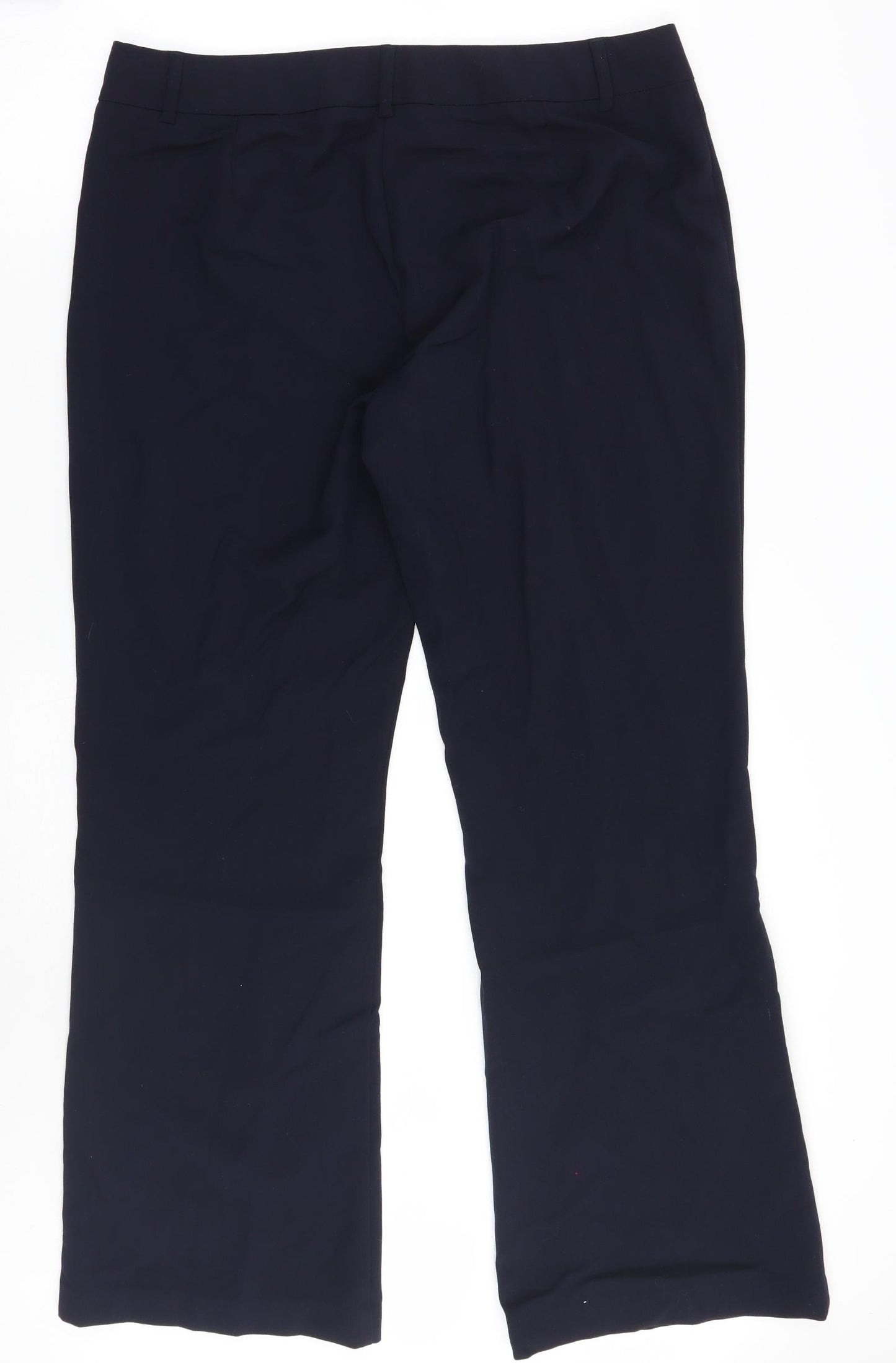 Marks and Spencer Womens Blue   Trousers  Size 14 L28 in