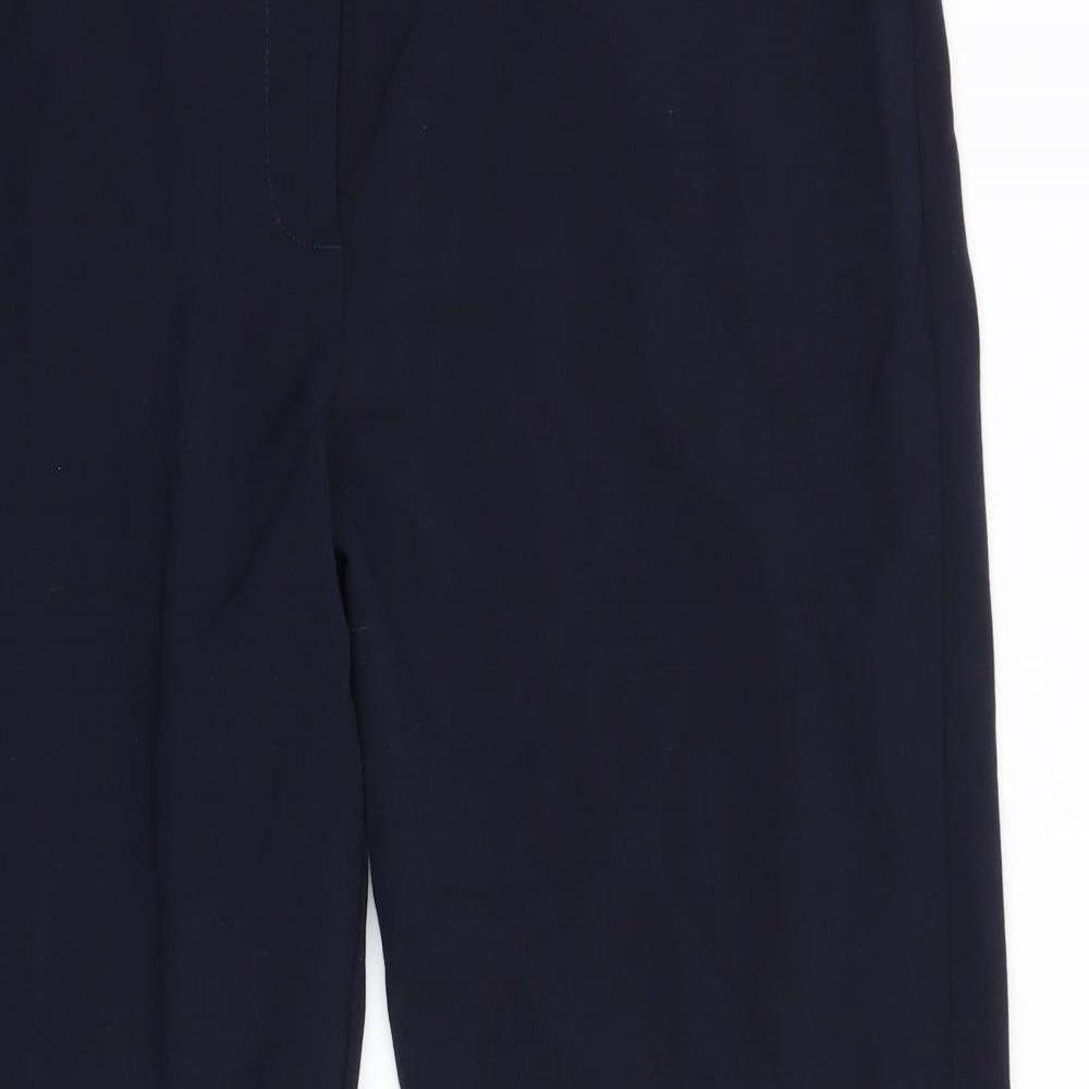 Marks and Spencer Womens Blue   Trousers  Size 14 L28 in