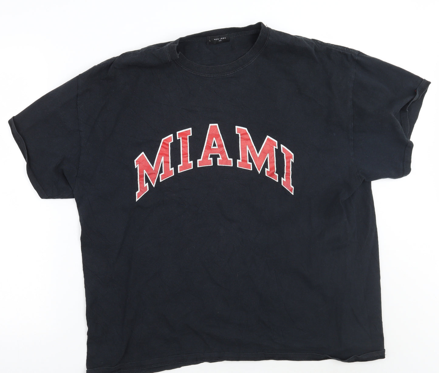 Newlook Mens Black    T-Shirt Size L