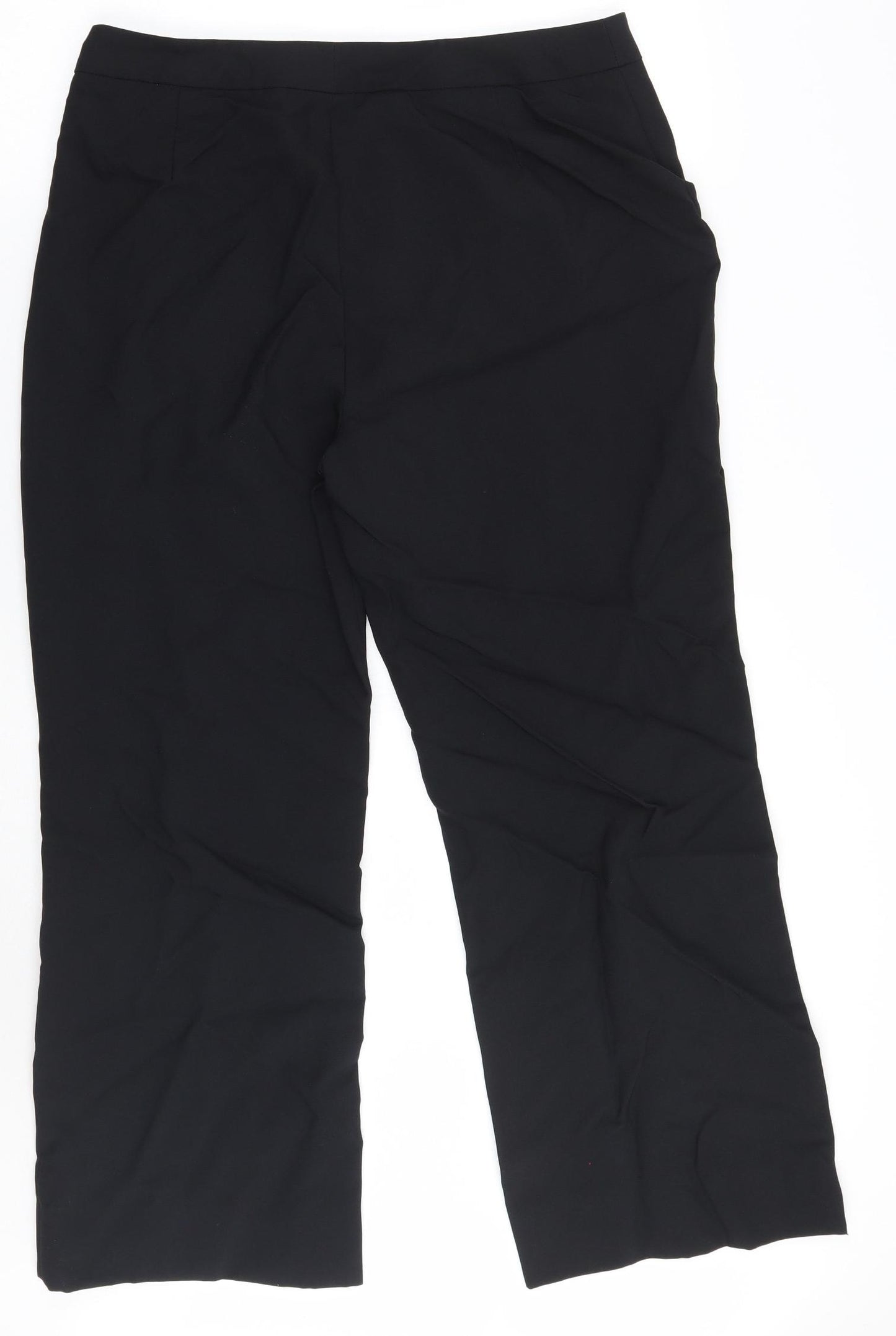 Russums Womens Black   Trousers  Size 16 L26 in
