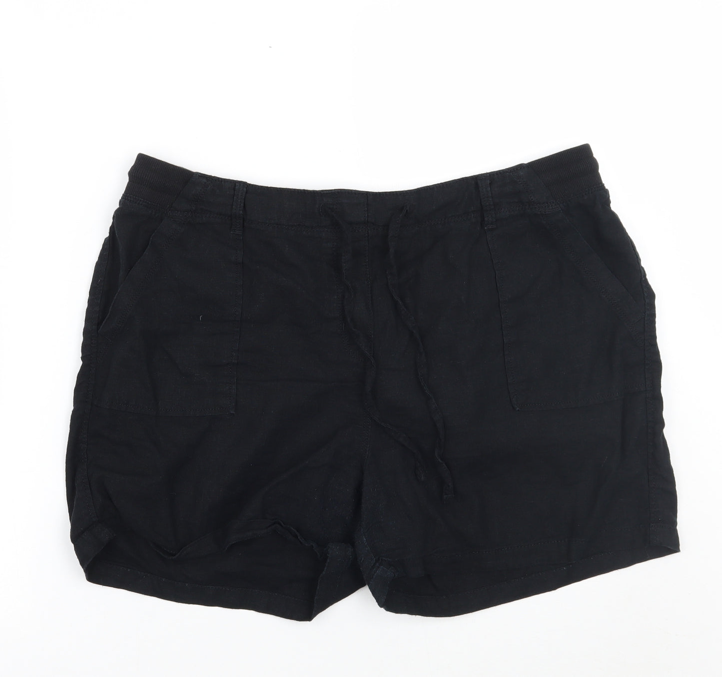 Marks and Spencer Womens Black   Bermuda Shorts Size 16