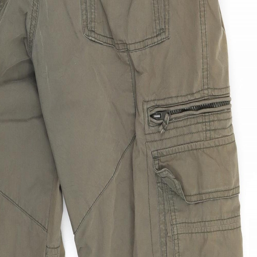 NEXT Mens Green   Cargo Trousers Size 34 L28 in