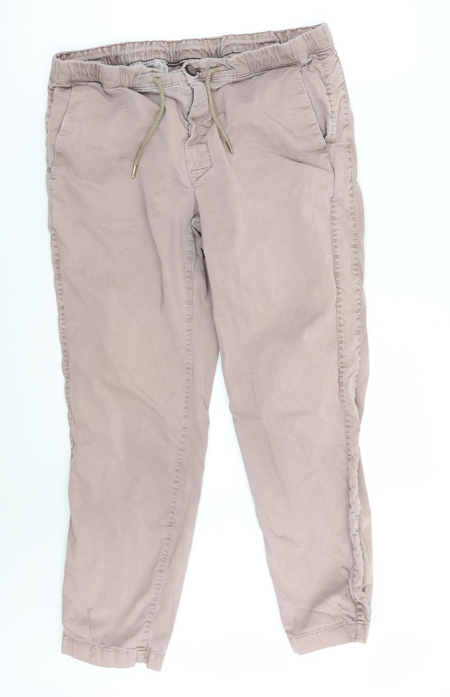 Mango Mens Pink   Cargo Trousers Size 34 L26 in