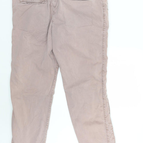 Mango Mens Pink   Cargo Trousers Size 34 L26 in