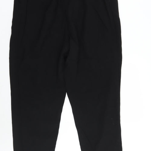 H&M Womens Black   Trousers  Size 8 L28 in
