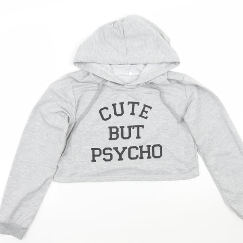 Preworn Womens Grey   Pullover Hoodie Size S