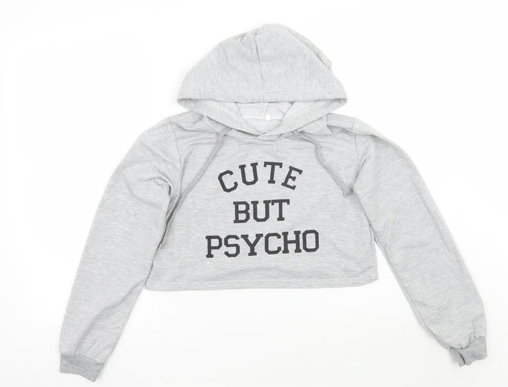 Preworn Womens Grey   Pullover Hoodie Size S