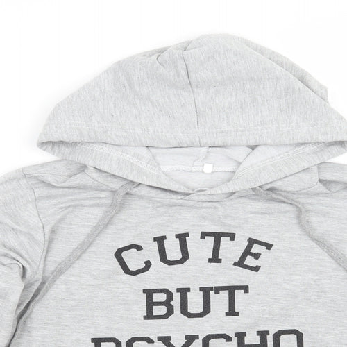 Preworn Womens Grey   Pullover Hoodie Size S
