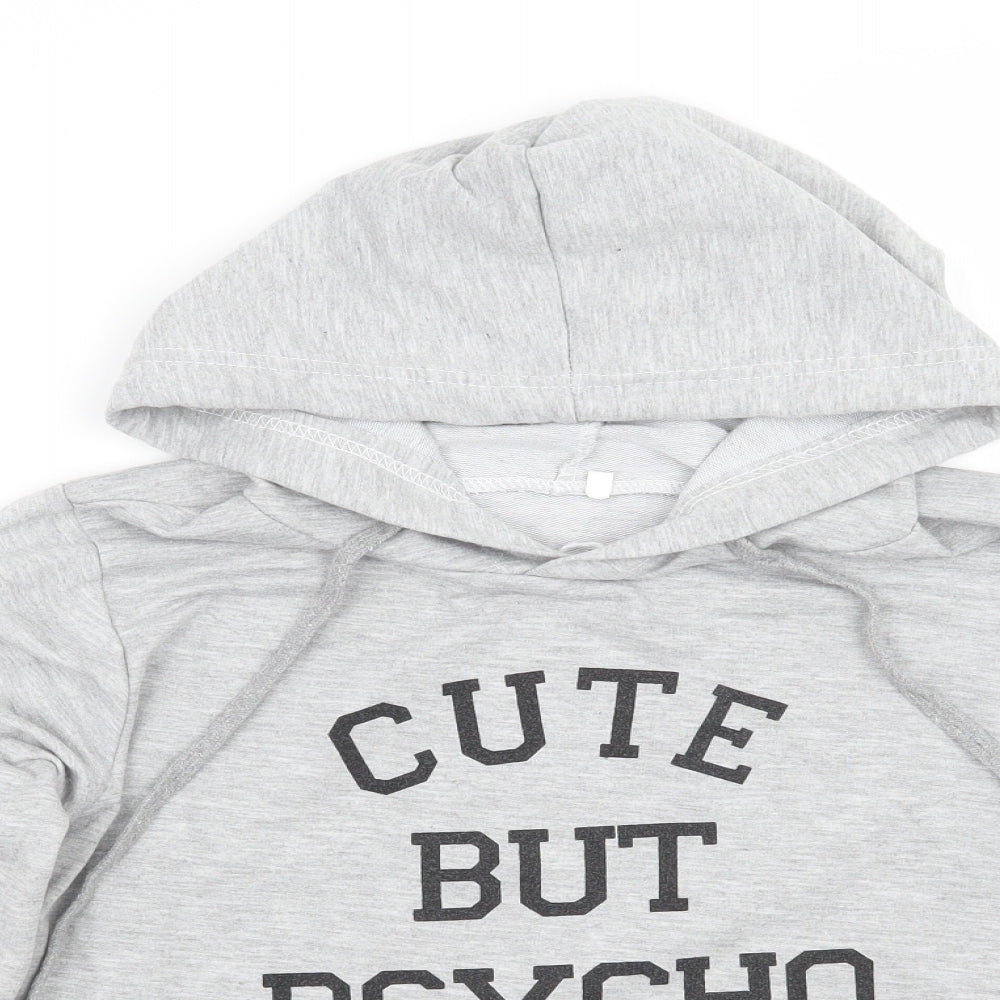 Preworn Womens Grey   Pullover Hoodie Size S