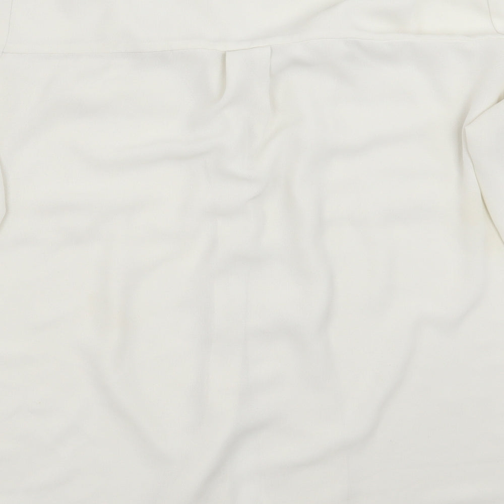 NEXT Womens White   Basic Button-Up Size 18