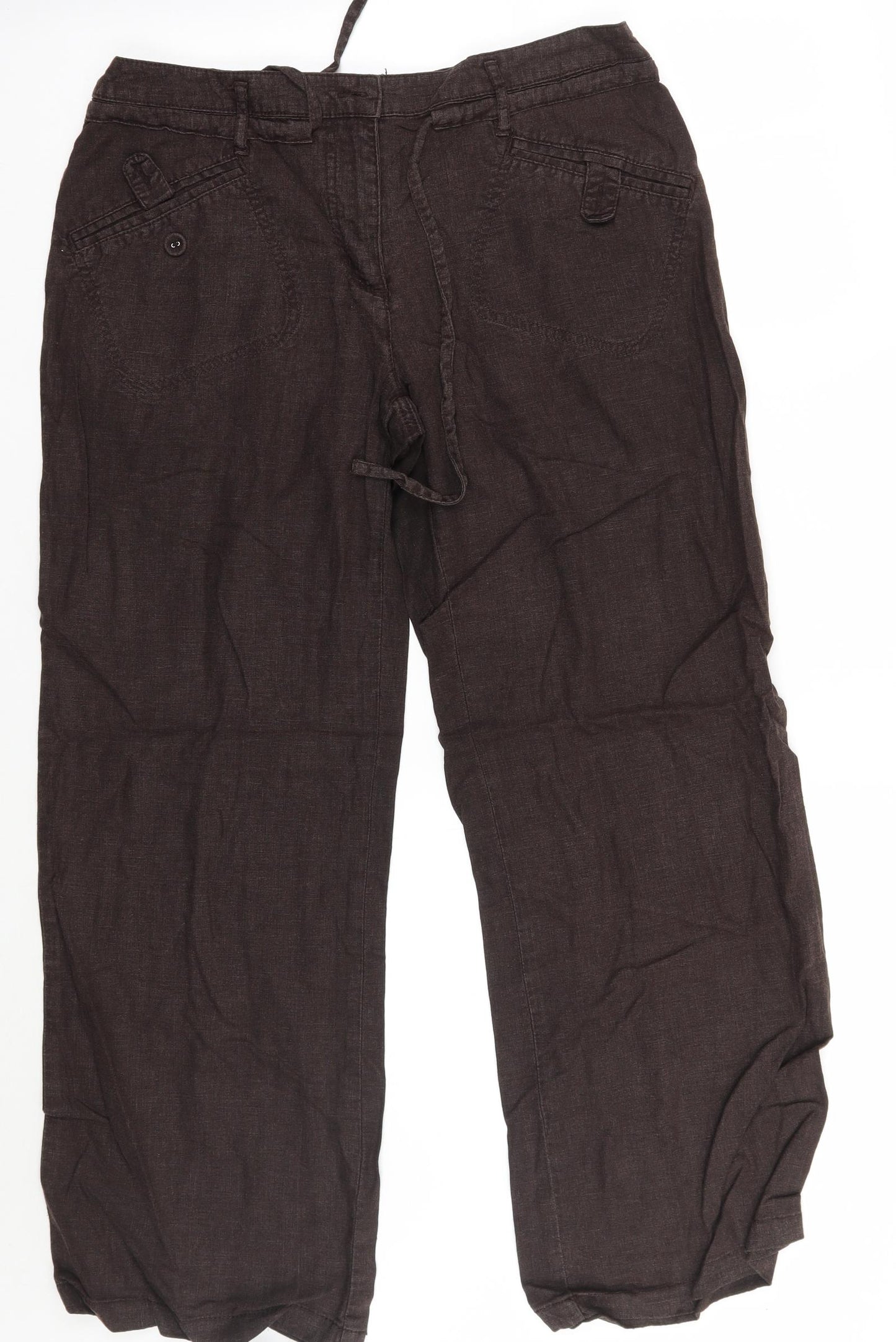 NEXT Womens Brown   Trousers  Size 32 L27 in