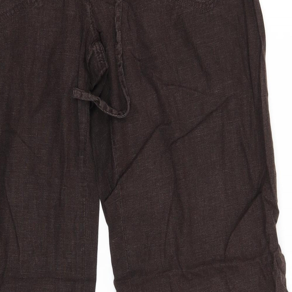 NEXT Womens Brown   Trousers  Size 32 L27 in