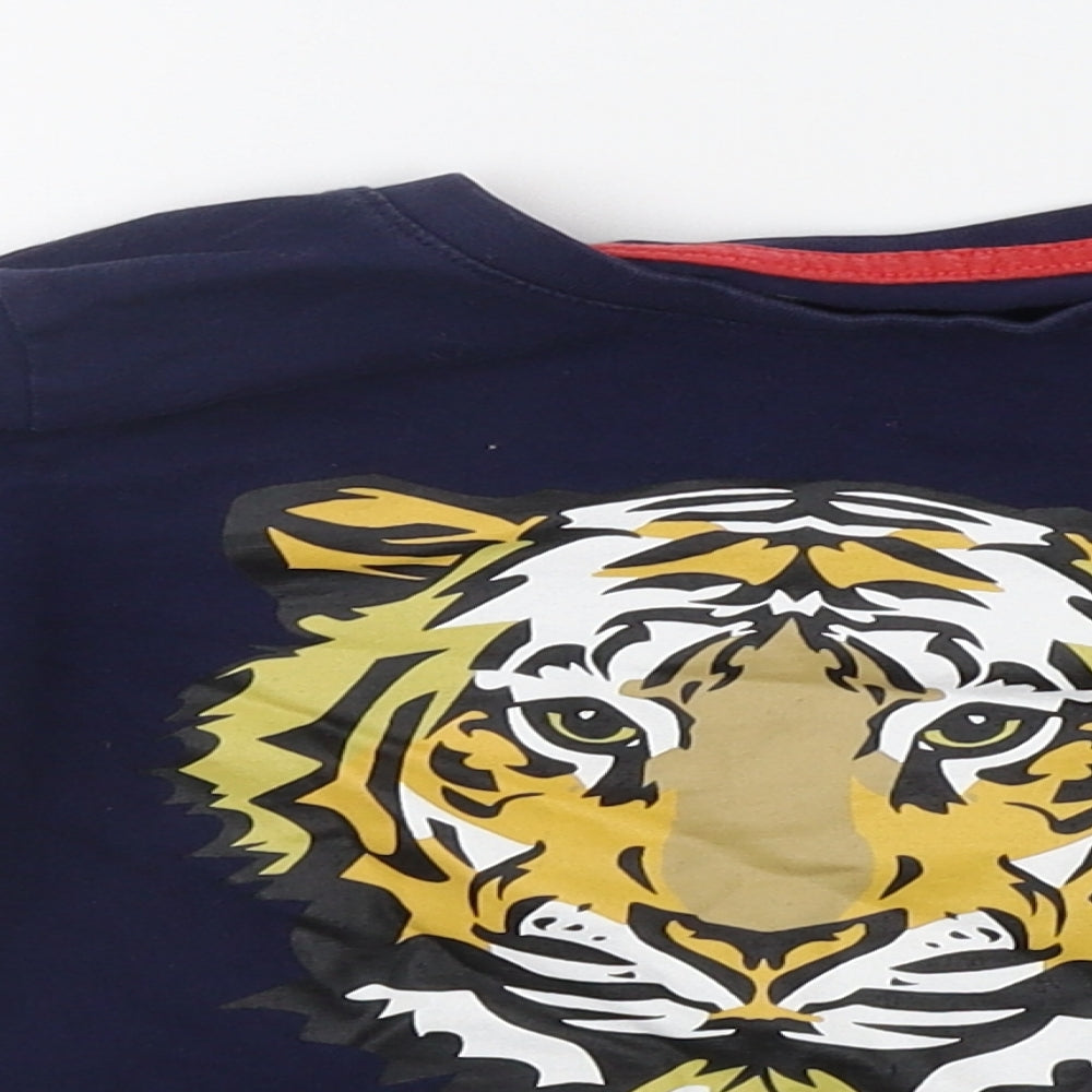 Lupilu Girls Blue   Basic T-Shirt Size 3-4 Years  - TIGER