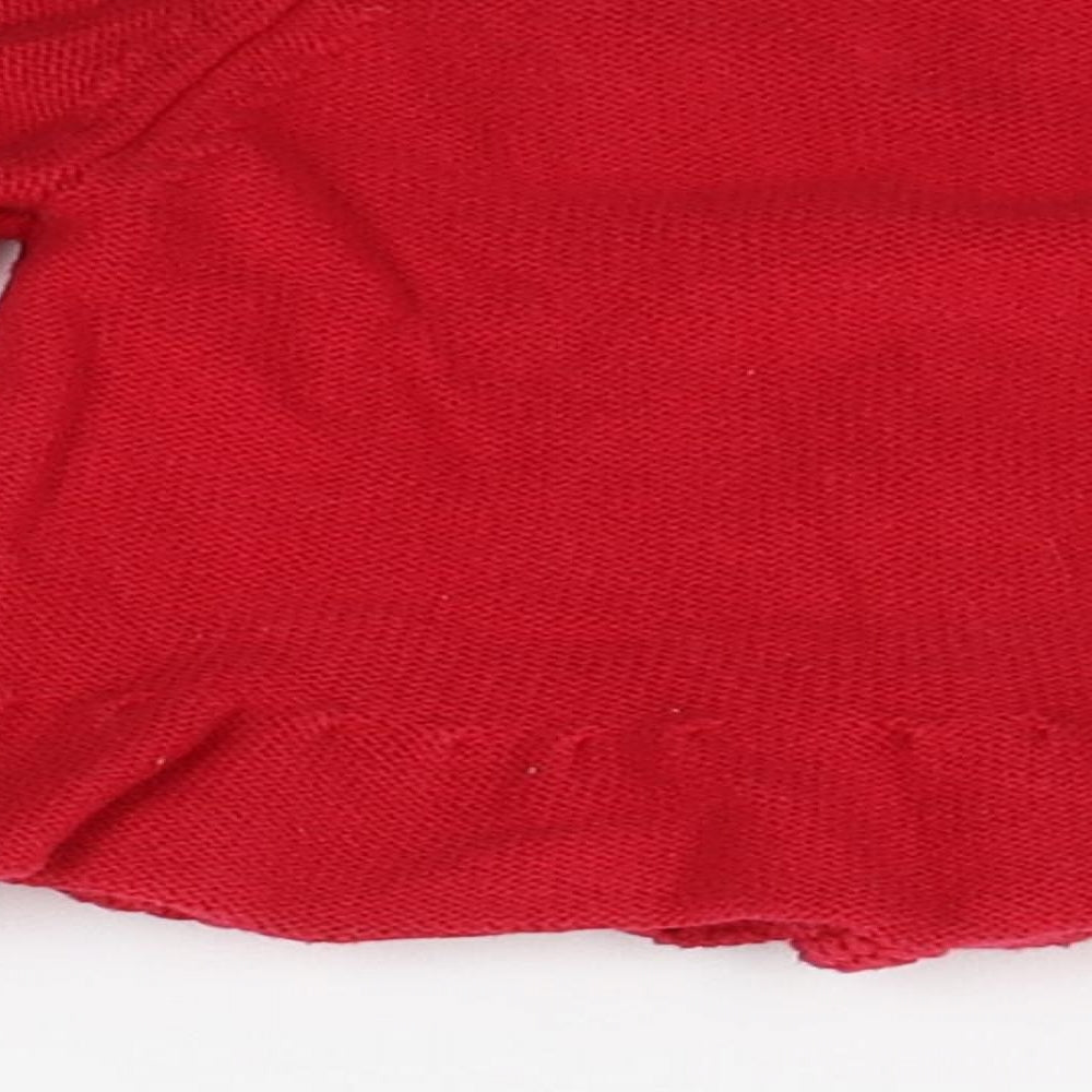 Nutmeg Baby Red   Cardigan Jumper Size 3-6 Months