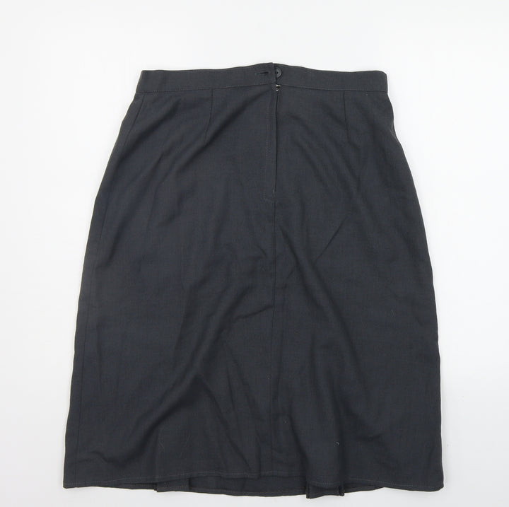 Geejay Womens Grey A-Line Skirt Size 32 in