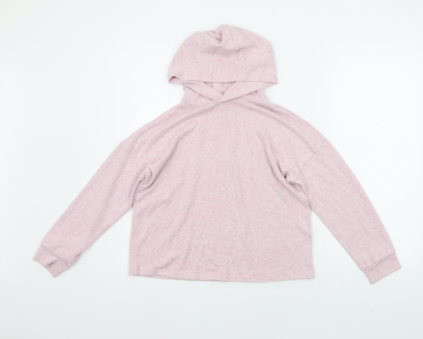Marks and Spencer Girls Pink   Pullover Jumper Size 10-11 Years