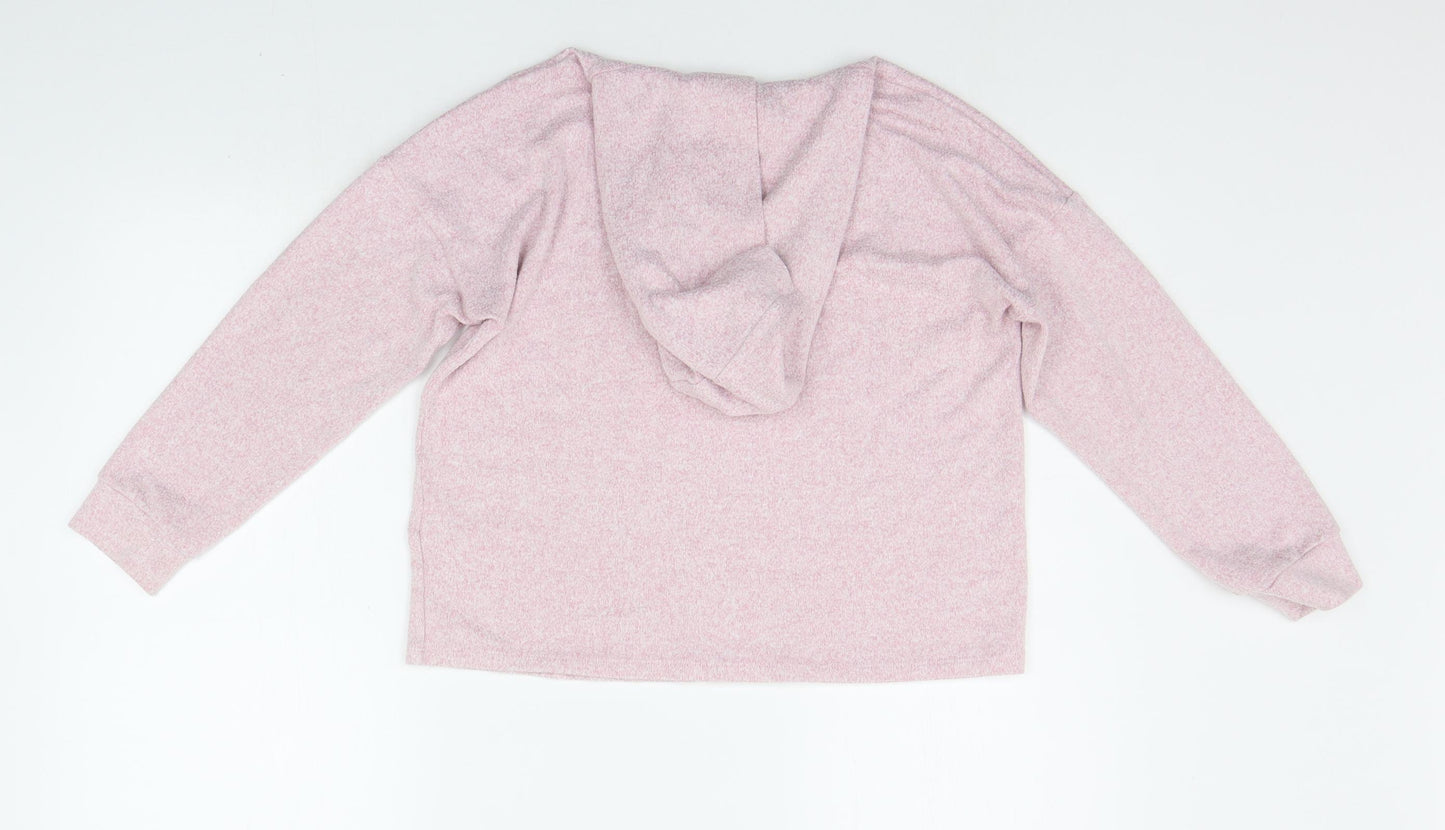 Marks and Spencer Girls Pink   Pullover Jumper Size 10-11 Years